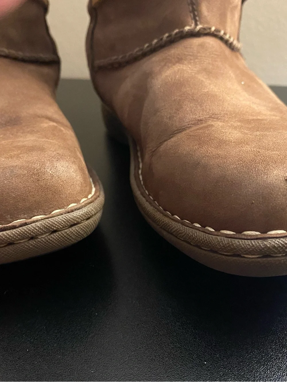 UGG Australia Sundance II Brown Leather Shearling Boots Size 7 S/N 1634 F8006E